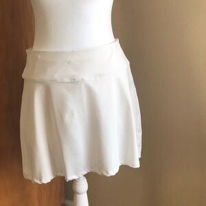 Fila White Skater Mini Skirt